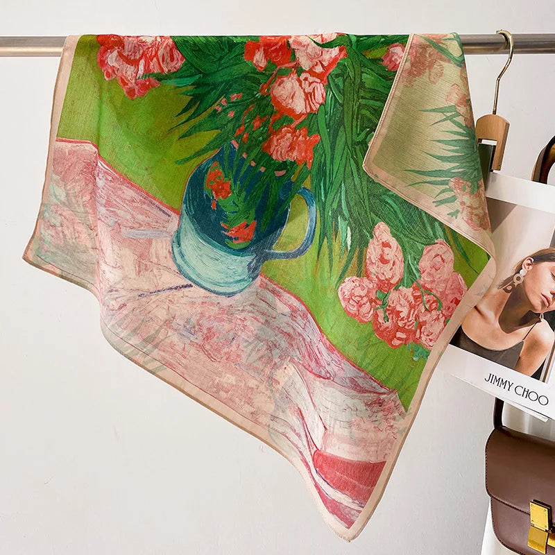 Vielseitiges Halstuch mit Druckmuster für Damen und alle Jahreszeiten