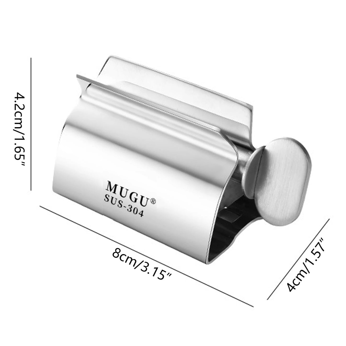 Praktischer Zahnpasta Quetscher aus Metall für Abfallreduktion