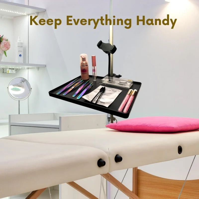 Verstellbarer Wimpern Halter mit Telefonhalter für Ringlicht