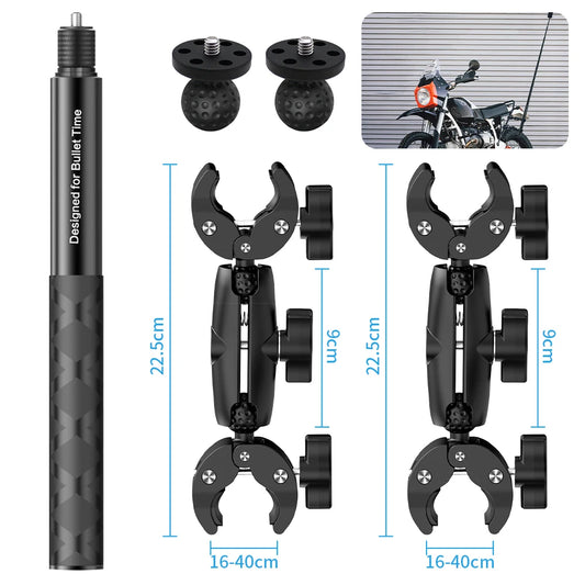 Praktischer Motorradhalter für Action Kameras