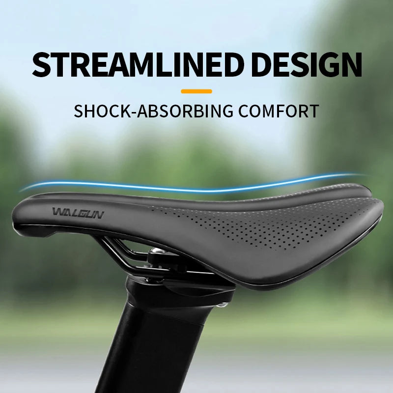 Wasserdichter Aerodynamischer Fahrrad Sattel mit Hohlkammer Design