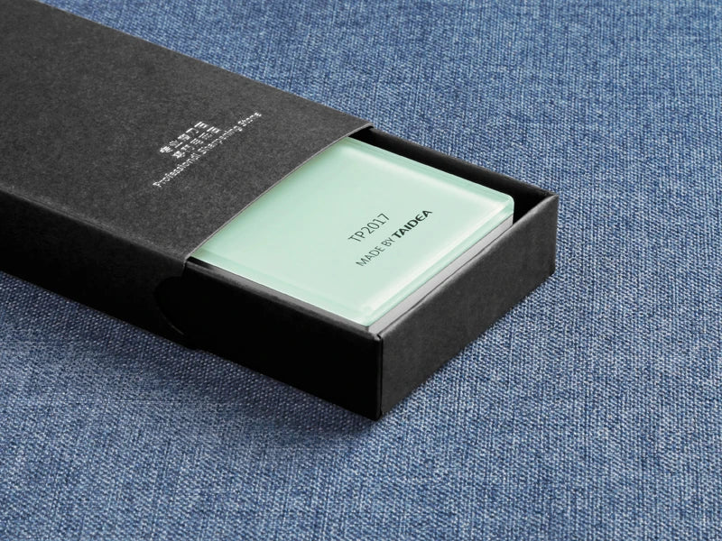 Professioneller weißer Alund Schleifstein für Küchenmesser und Holzarbeiten