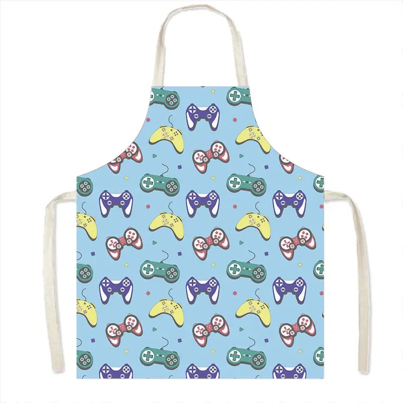 Leinen-Schürze mit Baumwollmix – Strapazierfähig und Pflegeleicht für Haushalt - Küche