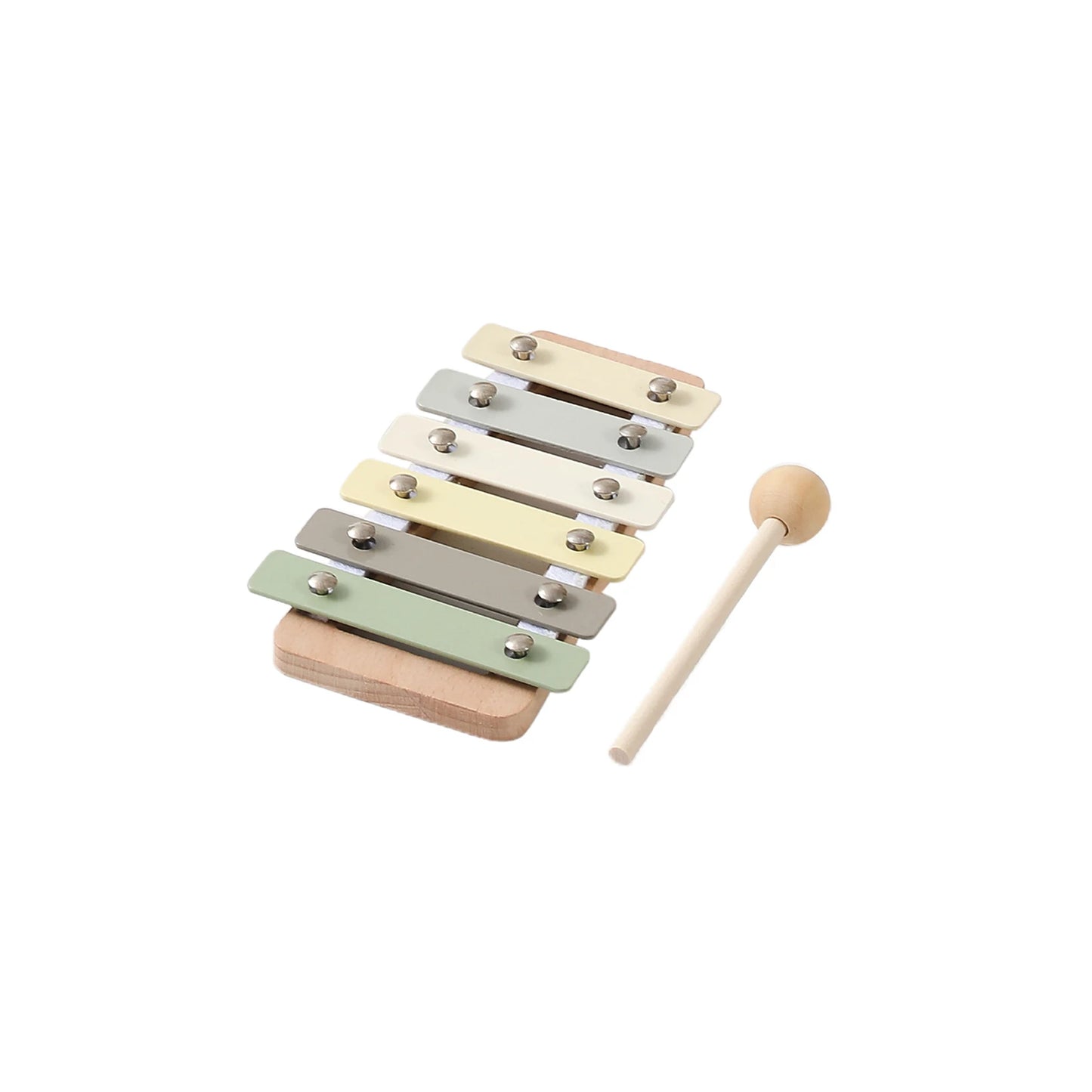 Pädagogisches Holz Musikinstrument Set für Babys - Kleinkinder | Xylophon Trommel