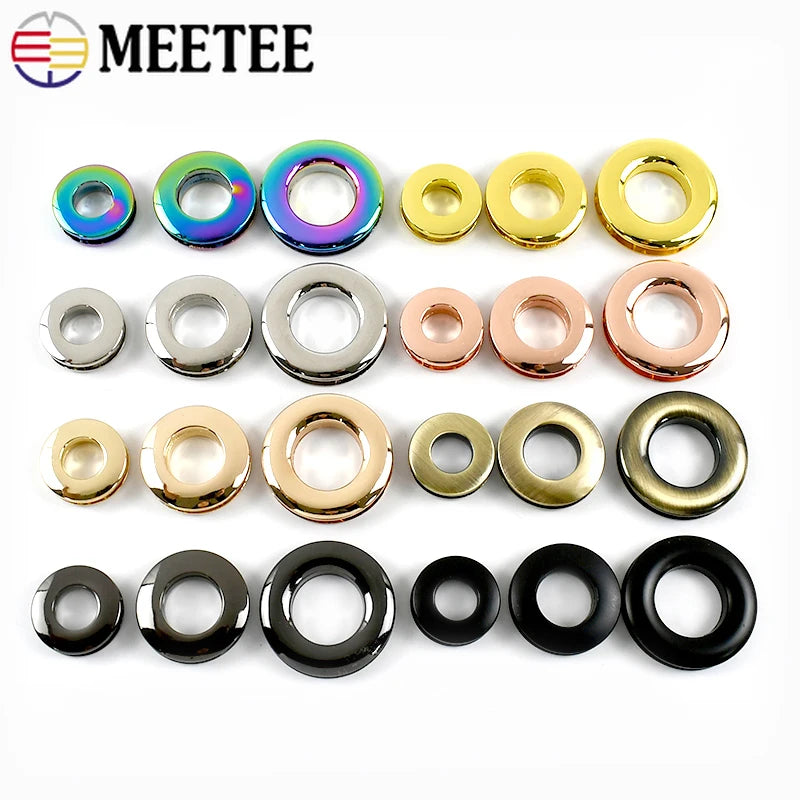 Metall Ösenschnallen mit Unterlegscheibe für Taschen und Bekleidung