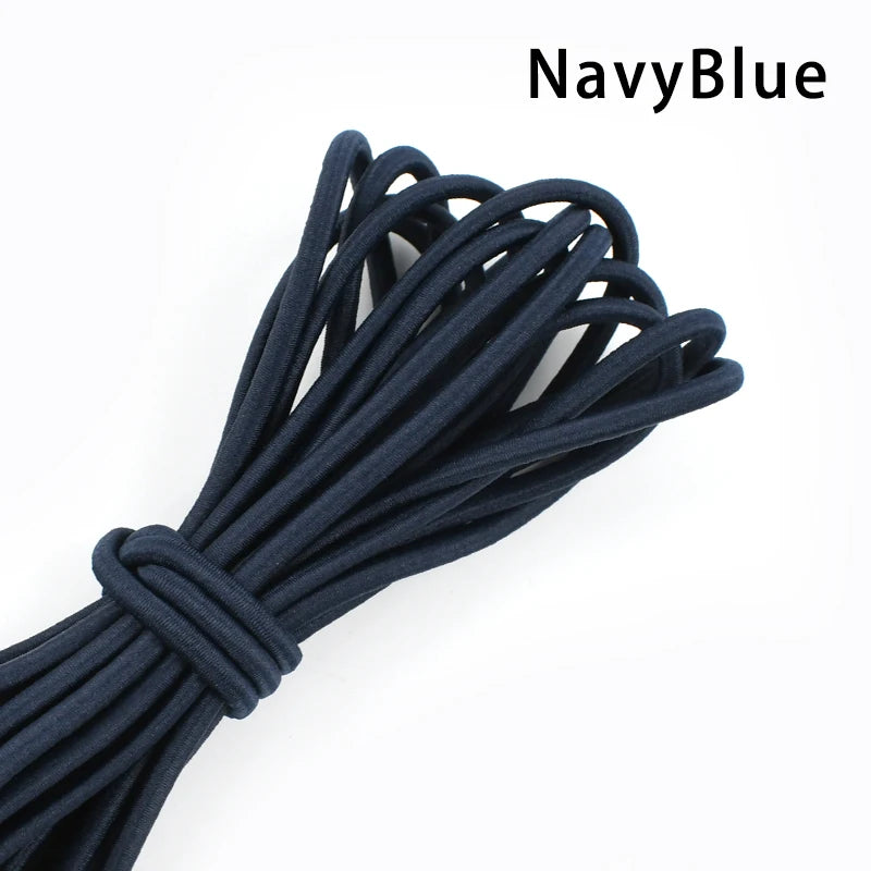 Flexibles 4mm Gummiband für DIY Kleidung, Haarbänder, Nähen