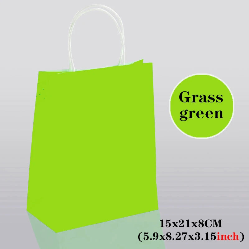 10/30/50 Stück Urlaub Papiertragetaschen mit Griff für Geschenk und Party-Yabubest - Home & More