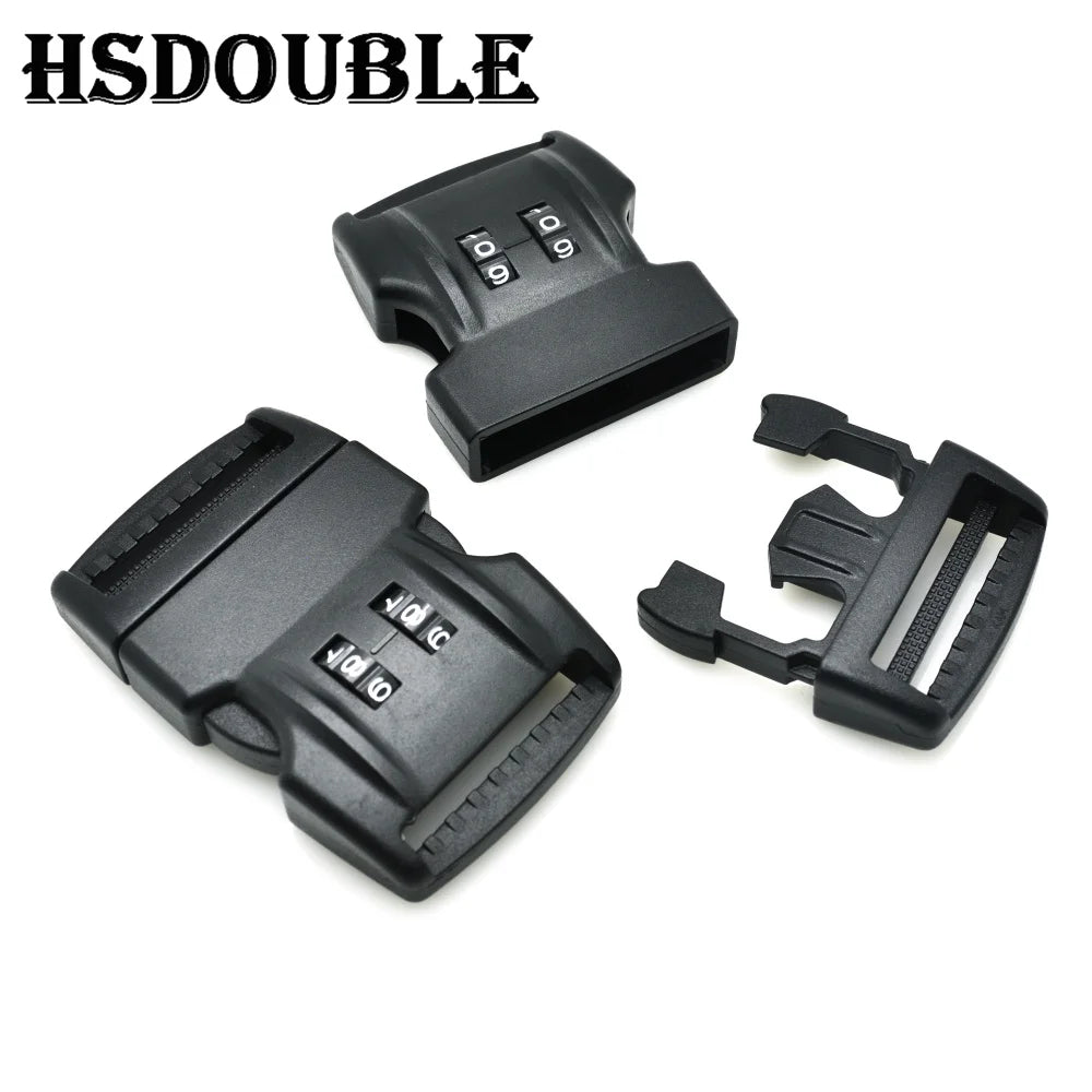 Sicherheitsverschluss mit Zahlenschloss für Gurtband Rucksack Tasche