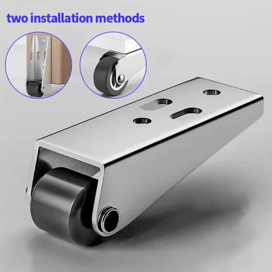 Leise - langlebig: Flexibles 19/40mm Richtungsrad für Möbel bis 24 kg