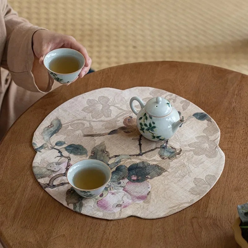 Dekorative Stoff Tischunterlage modernes Design für Tee und Heimdeko