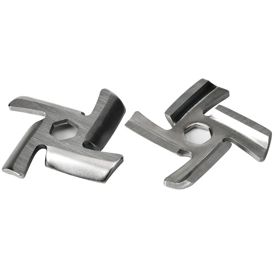 Fleischwolf Messer Klinge Edelstahl Ersatzteile 2 Stück Kompatibel