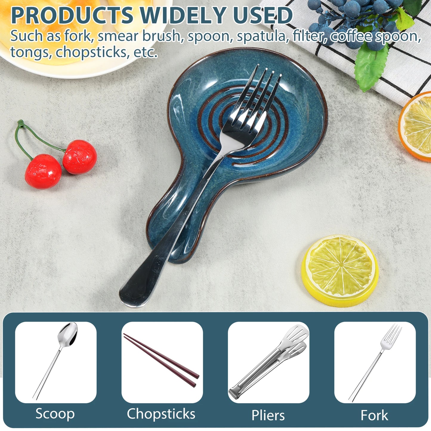 Keramik Topf Regal Löffel Halter Küchenorganisator für Kochlöffel und Geschirr