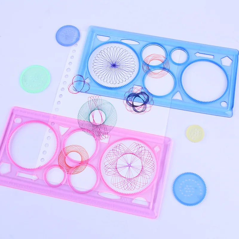 Geometrie Spirograph Zeichnung Schablonen Set Kunst Kinder