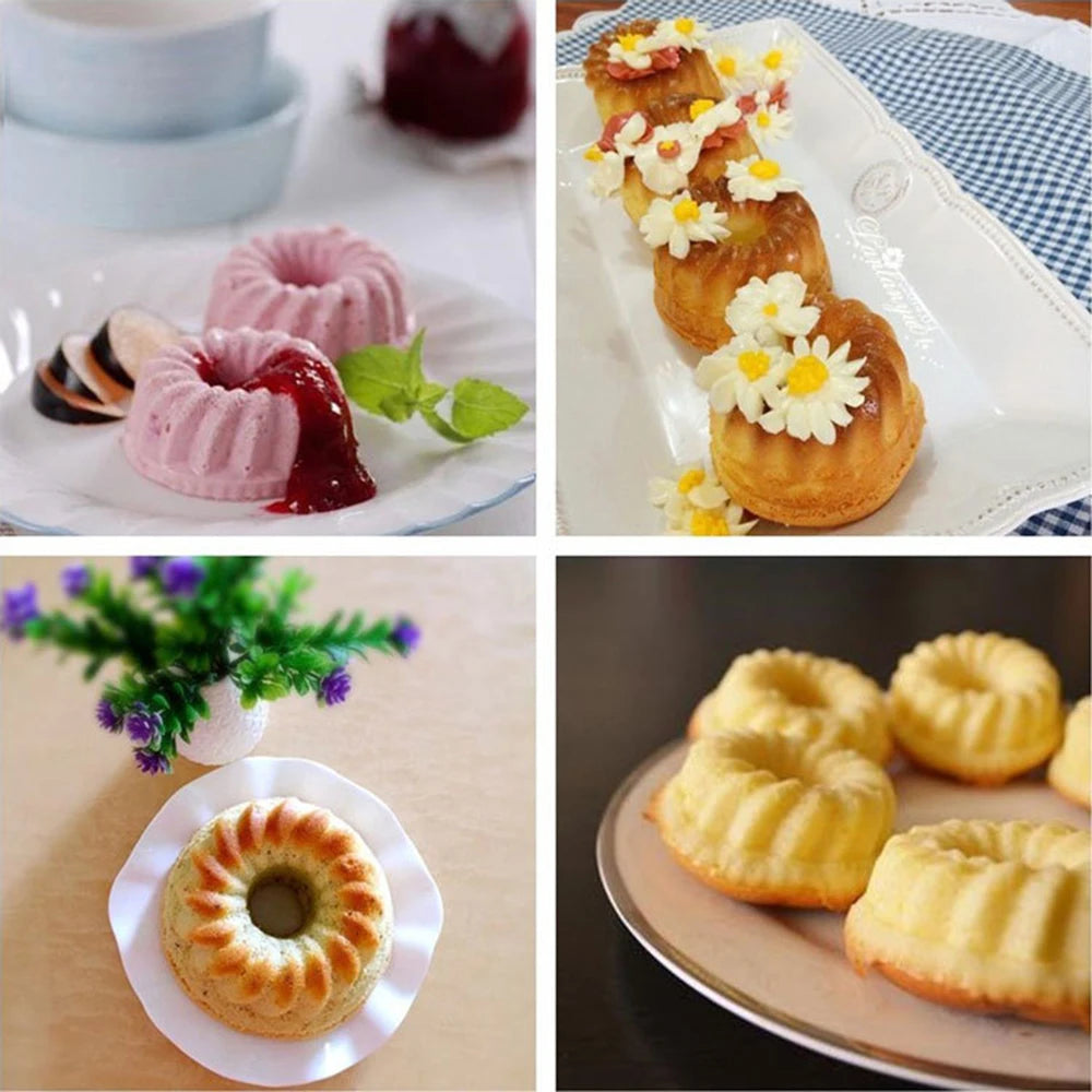 12-teiliges Silikon Muffin Backform Set BPA-frei Mehrfarbig-Yabubest - Home & More