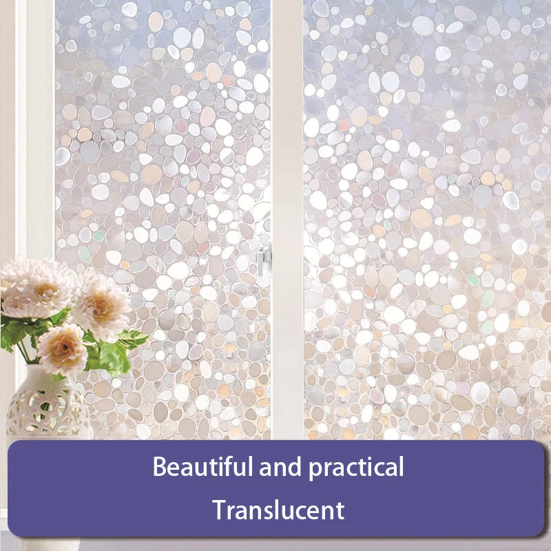 3D Buntglas Fensterfolie Selbstklebend Für Sichtschutz Und Dekoration