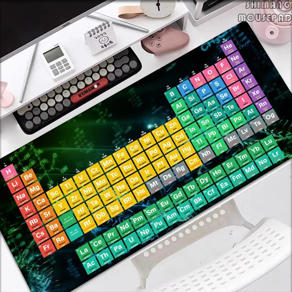 Periodensystem Elemente Mauspad XXL Gaming Zubehör-Yabubest - Home & More