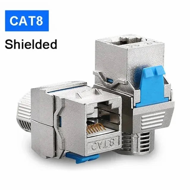 Weiblicher RJ45-Koppler Ethernet modularer Trapez Buchse mit STP-Zink