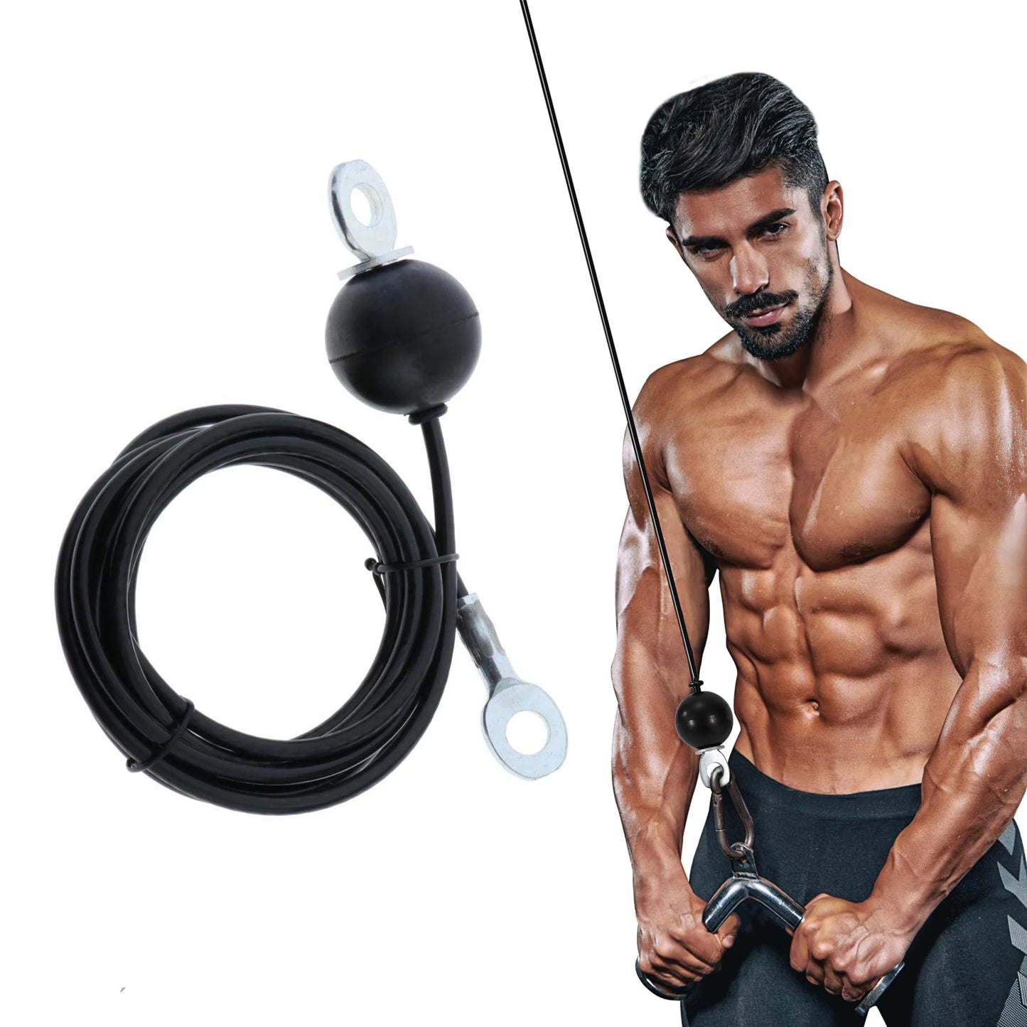 Fitness Kabel Seil Pulley System Stahl für Home Gym Workout Training