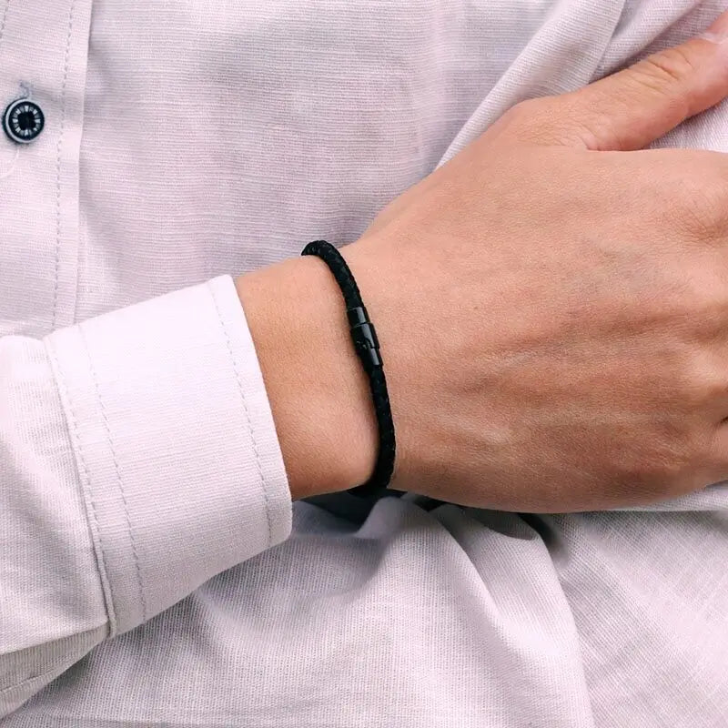 Glücksbringer Seilarmband magnetisch Roter Faden für Paare