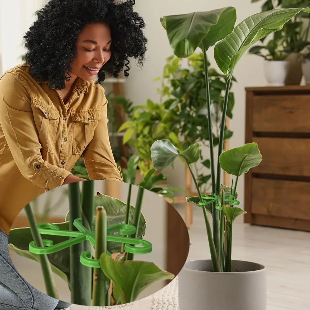 Pflanzenstütze Rankhilfe für Kletterpflanzen Zimmerpflanzen & Garten Kunststoff