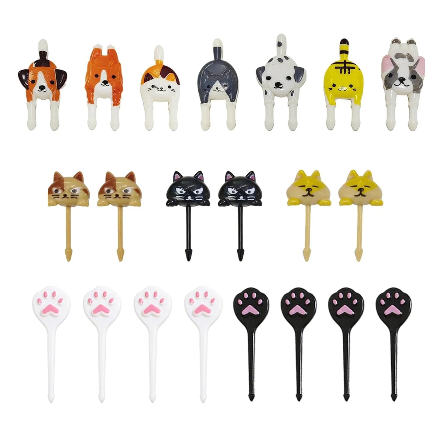 Kleine Obstgabeln für Kinder Snack Gabeln Tierform Bento Box Zubehör