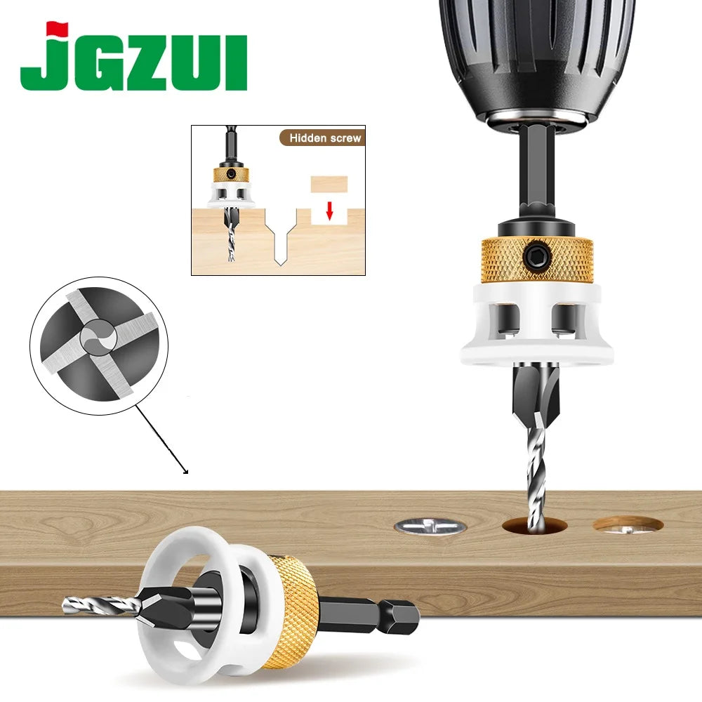 Verstellbarer Sechskant- und Vierkant-Blindlochbohrer für Holzbearbeitung