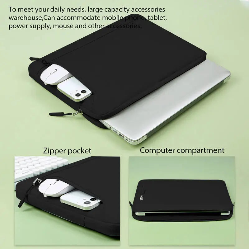 Wasserdichte Laptop-Hülle 13-15,6 Zoll für Notebook Tablet Unisex