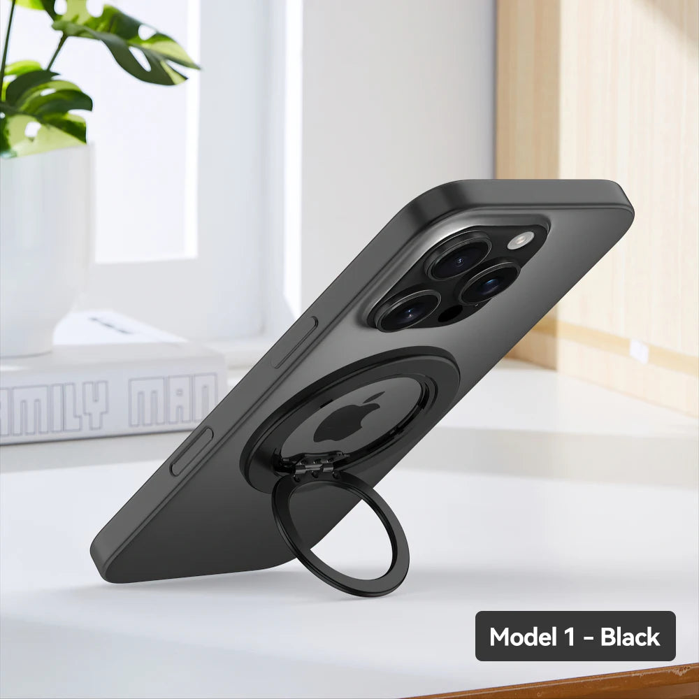 Faltbarer magnetischer Handy-Ringhalter mit starker Adsorption kompatibel iPhone