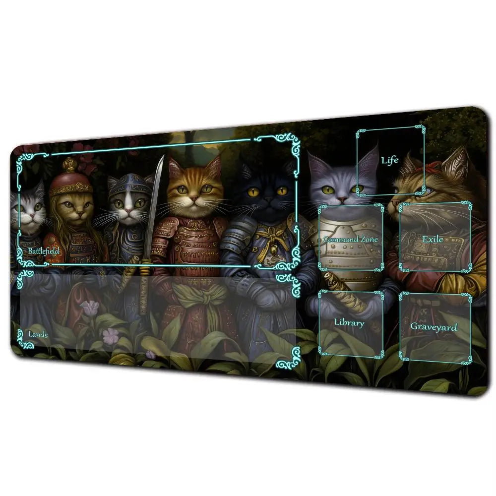 Rutschfeste Karten Gaming Matte mit Monsterzone für strategische Spiele