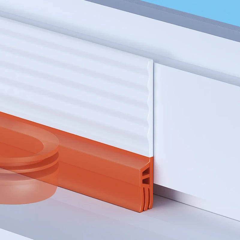 TPE Fensterdichtungsstreifen 2 oder 4 Meter Selbstklebend Winddicht