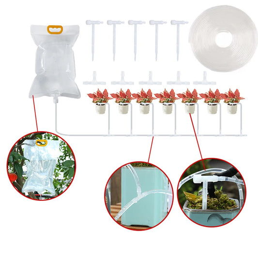 Selbstbewässerungssystem für Pflanzen mit einstellbarem Ventil