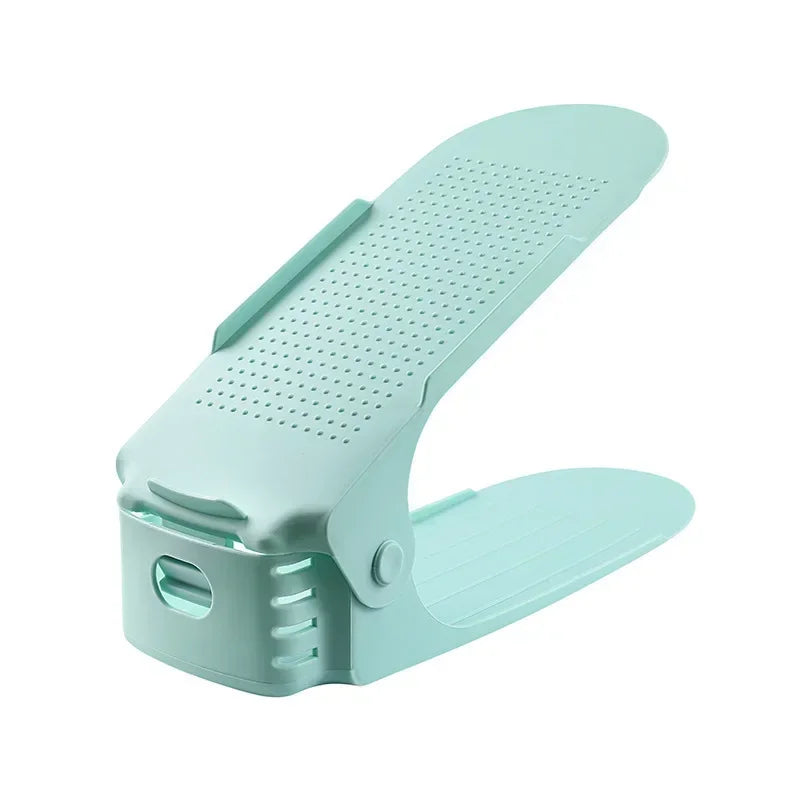 Platzsparender Schuh Organizer mit verstellbaren Staplern für Ihren Schrank