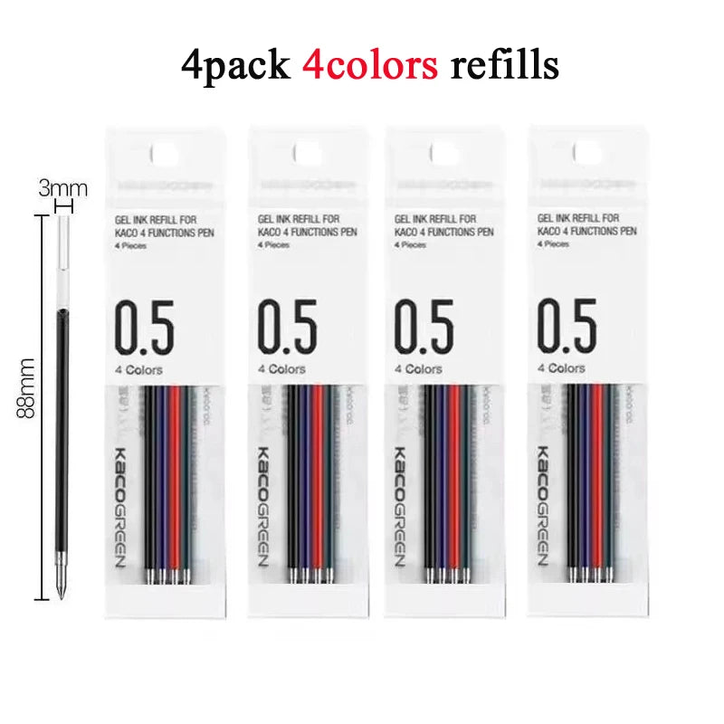 3-in-1 Multi Pen Druckbleistift mit Rot Schwarz Gel-Tinte für Büro Schule