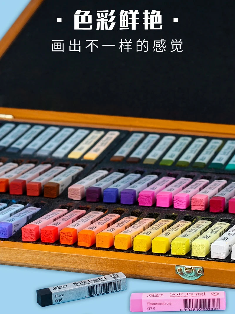Weiche Pastellquadrate 24 36 48 Farben Ölpastell Künstlerbedarf Set