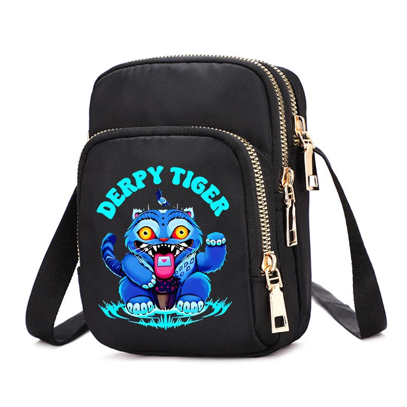 Kreative Umhängetasche mit Cartoon Motiv für Mädchen und Kinder