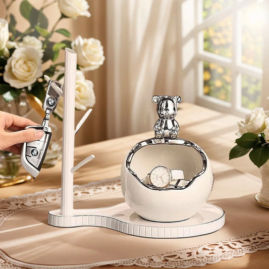 Dekorative Keramik Aufbewahrungsschale für Schlüssel und Schmuck