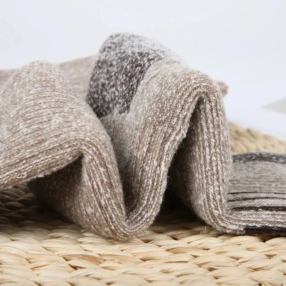 Verdickte Merinowolle Thermosocken für Herren im Winter