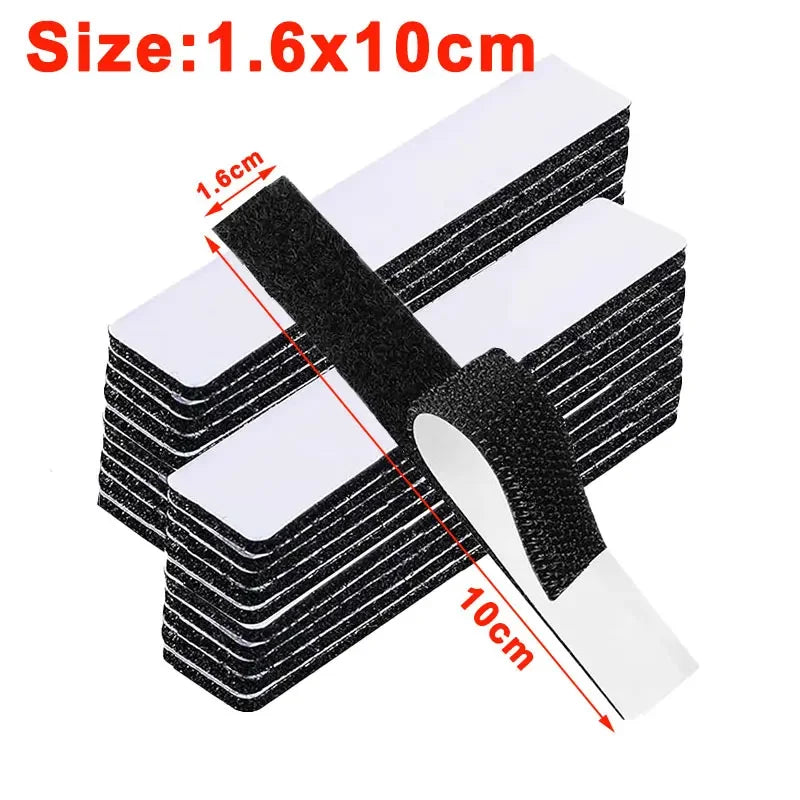 Starke selbstklebende Klettbandstreifen für festen Halt und Ordnung