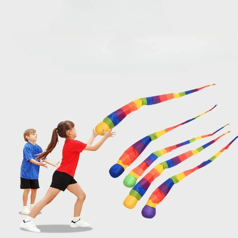 Regenbogen Schwanz Ball Stoff Sandsack für Outdoor Sport und Training