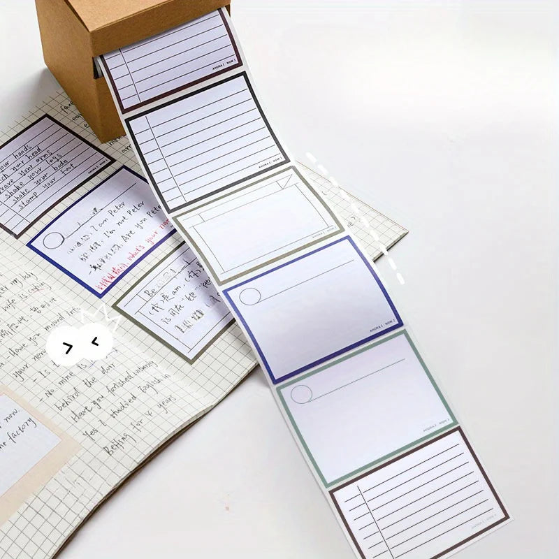256 Blatt bunte selbstklebende Haftnotizen für Studium und Büro