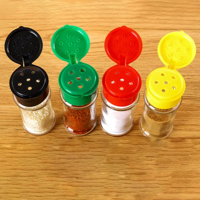 Tragbarer Kunststoff Gewürzstreuer 100ml Salz und Pfeffer Streuer