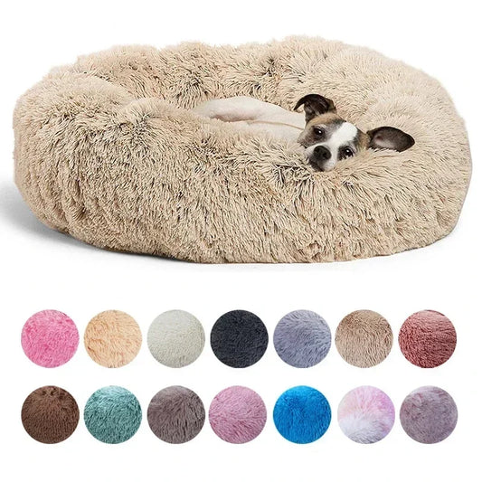 Rundes Haustierbett 40–90 cm für große Hunde und Katzen-Yabubest - Home & More