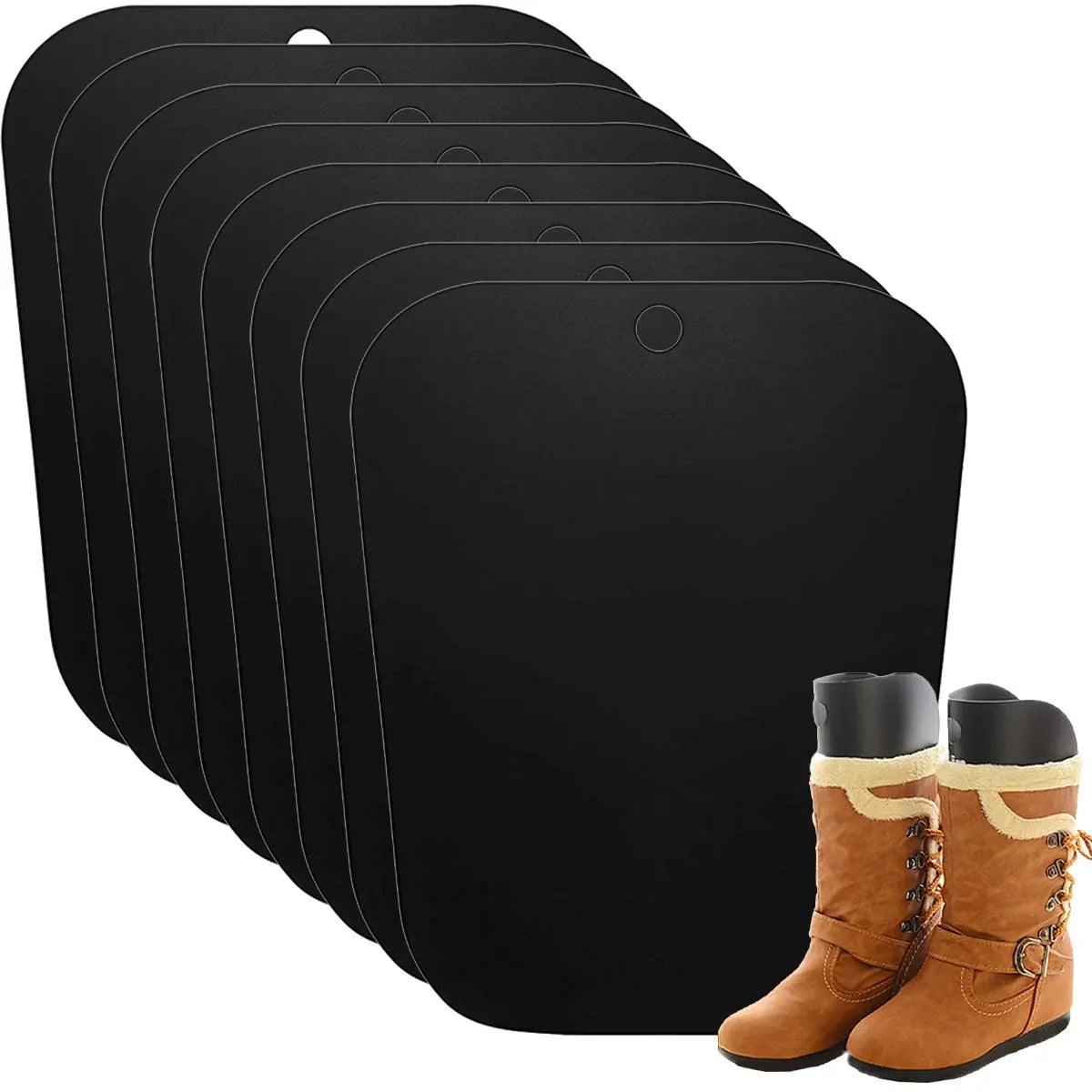 8er Set Boot Shaper Einsätze Wiederverwendbar Atmungsaktiv Unterstützung
