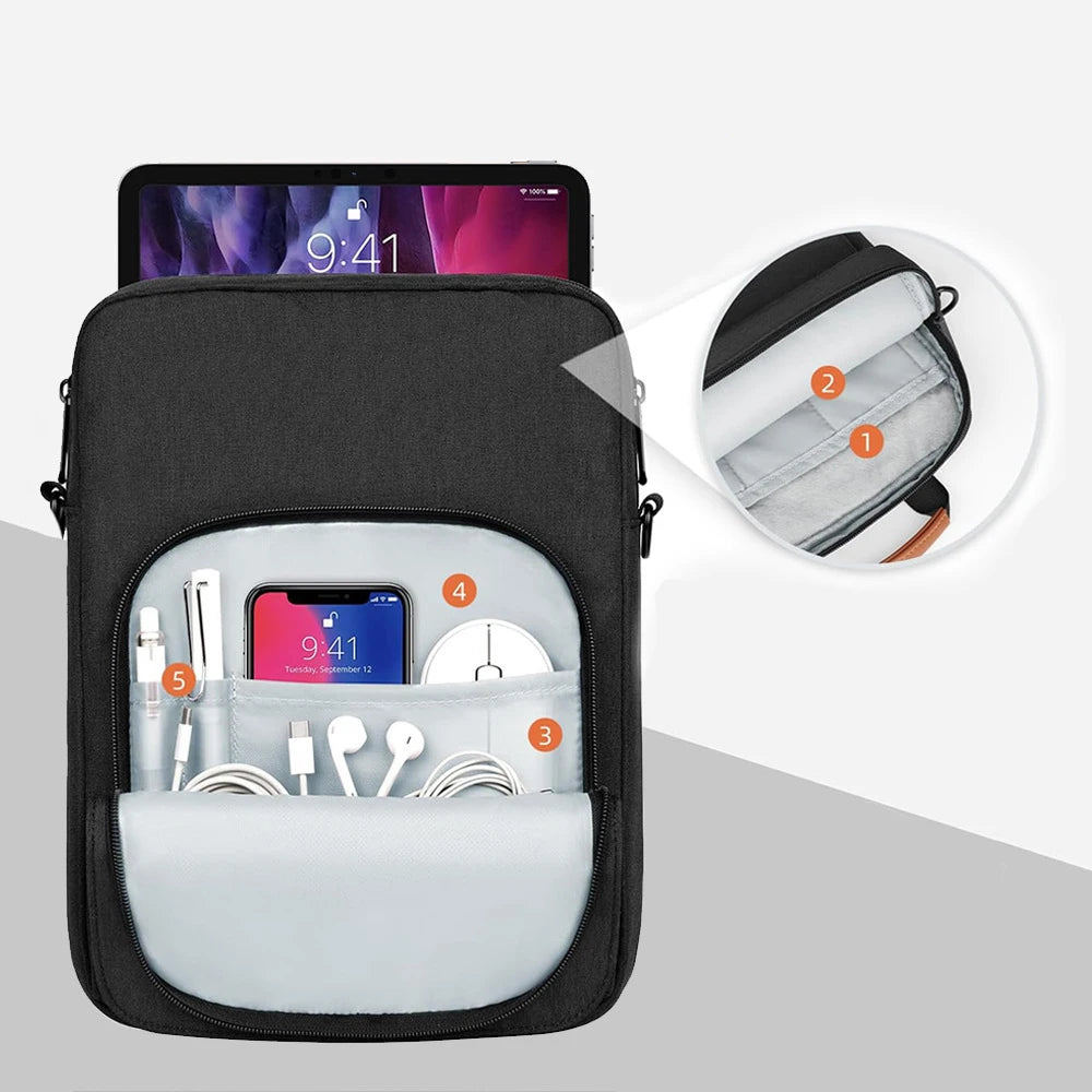 Tablet Laptoptasche bis 12,9 Zoll – Praktische Schultertasche Aktentasche