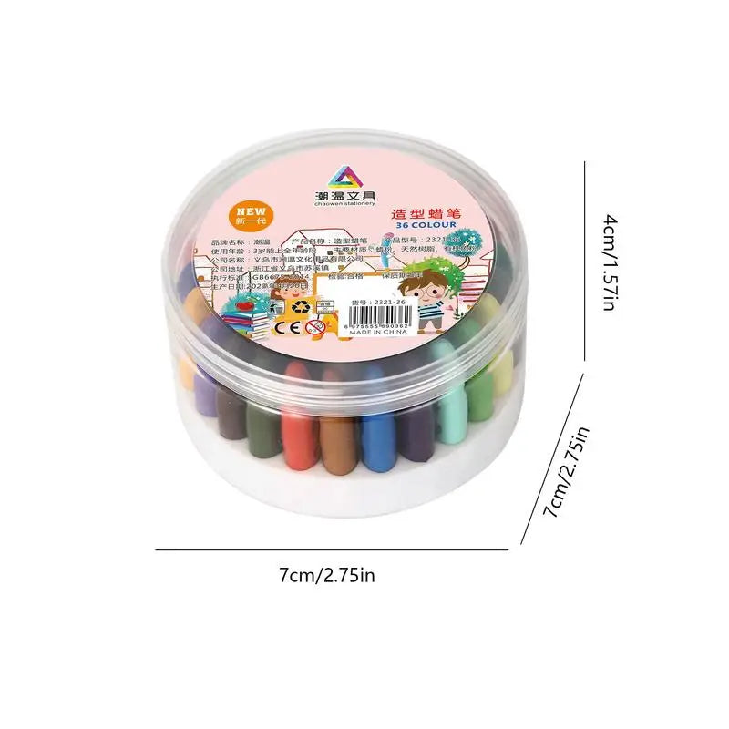 Palm-Greif-Buntstifte waschbar unzerbrechlich leicht für Kleinkinder