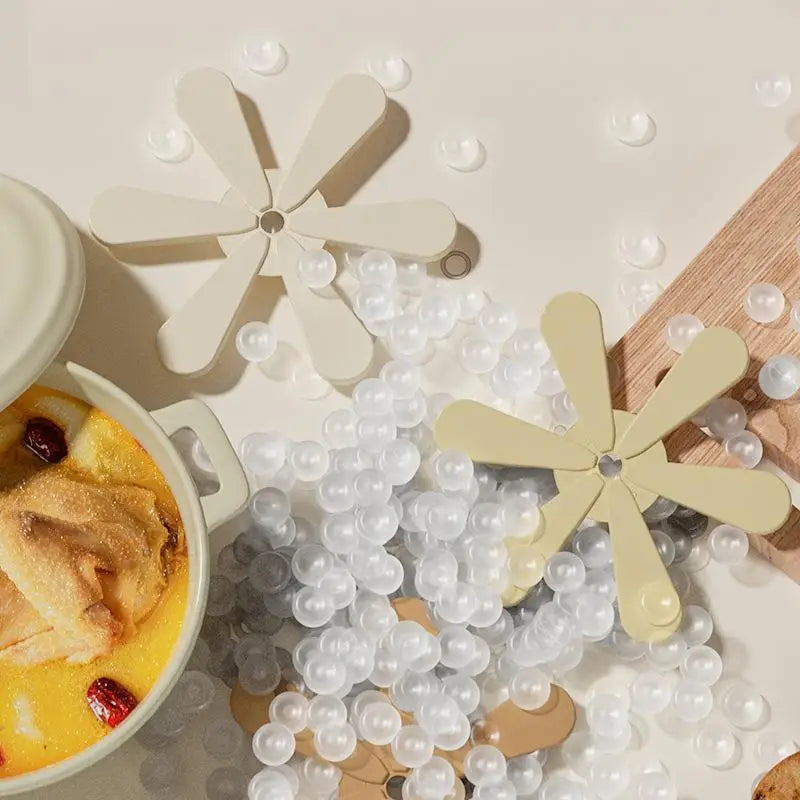 Hitzebeständige Baum-Design Untersetzer aus Silikon für Tischschutz