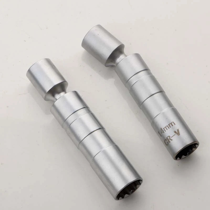 Zündkerzen Steckschlüssel Adapter Set 14mm 16mm Universalgelenk 3/8 Zoll