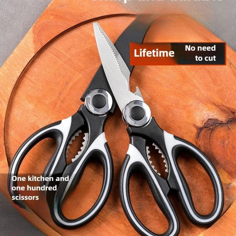 Extra Große Küchenschere Edelstahl für Fleisch, Fisch, Knochen Zubereitung