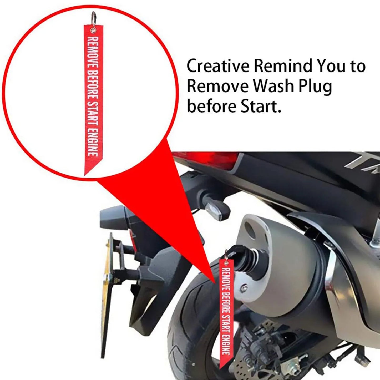 Robuster Gummi Auspuffstopfen für Endrohrschutz und Reinigung