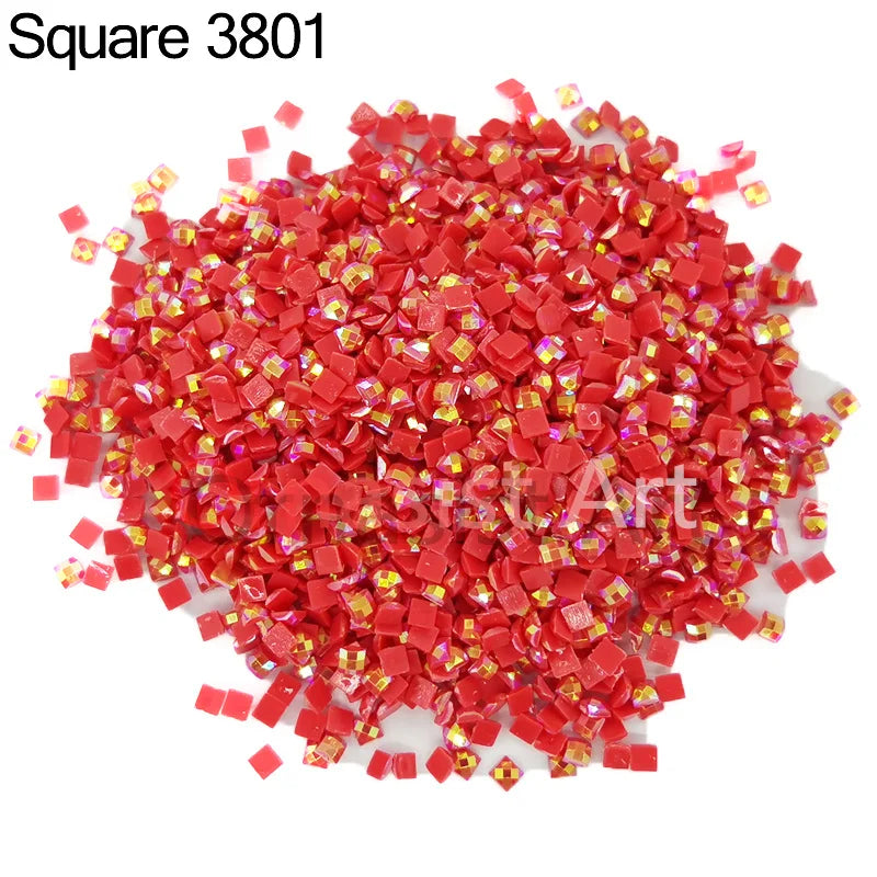 Quadratische Diamantsteine für kreative Diamantmalerei